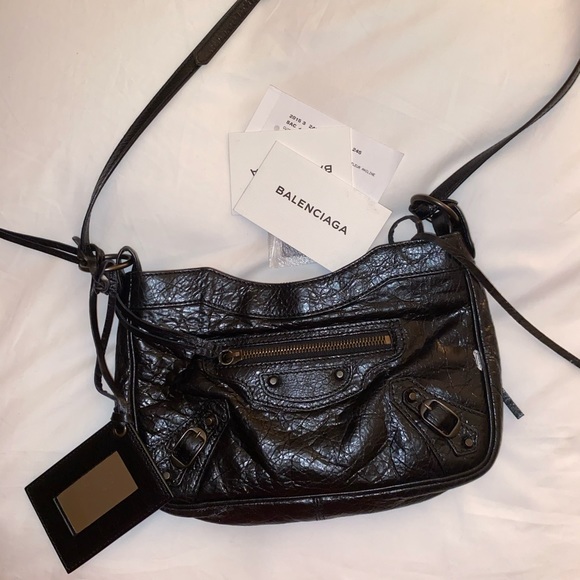 Balenciaga Handbags - Balenciaga Black Leather mini city bag